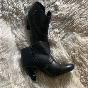 Leather Booties